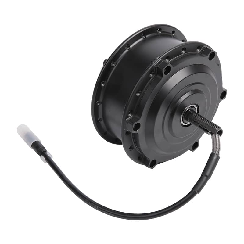 Mountain bike QH-DH modified motor 250W front drive disc brake variable speed brushless DC hub spoke motor